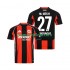 Camisola Eintracht Frankfurt Mario Gotze 27 Homem Equipamento Primeiro 2025-2026 Manga Curta